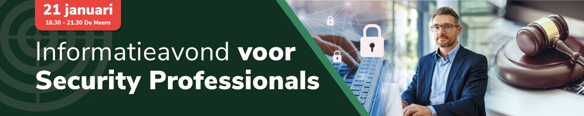 Speciaal voor Security Professionals die zich verder willen ontwikkelen