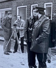 Rob Ditzel en Berry de Dreu (links) in actie bij de politie
